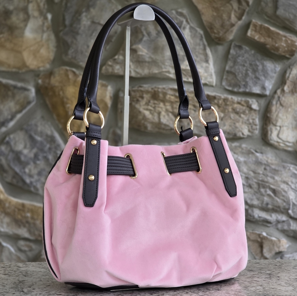 Juicy Couture Retro Chic Pink Shoulder Tote Bag - Picture 3 of 7
